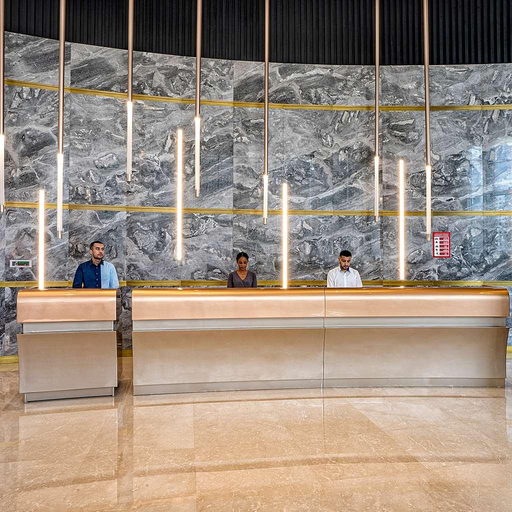 The First Collection Dubai Business Bay Hotel Interior photo Reception desk