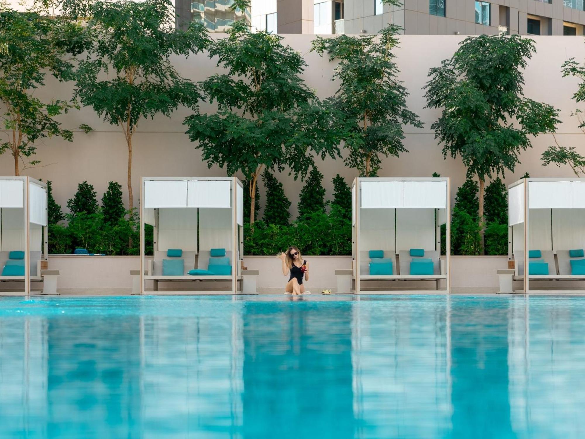 The First Collection Dubai Business Bay Hotel Exterior photo "I'm not a pool person"