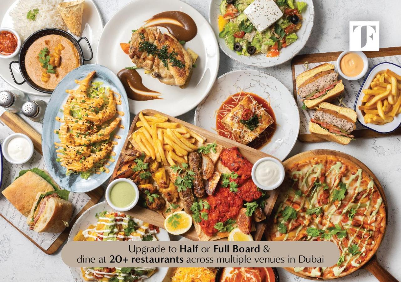 The First Collection Dubai Business Bay Hotel Exterior photo Upgrade to Half or Full Board & dine at 20+ restaurants across multiple venues in Dubai